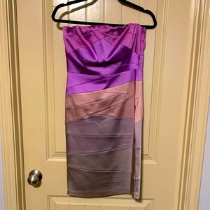 Jax strapless cocktail dress